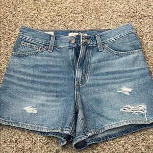 Levi's Distressed Blue Women's Shorts